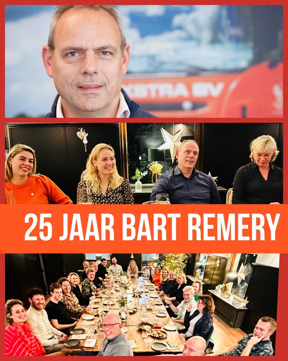 Onze fijne collega Bart vierde gisteren zijn 25-jarig jubileum binnen Hoekstra met zijn familie en collega’s.
Dank voor al die jaren kritische betrokkenheid Bart, door jouw nauwkeurigheid en streven naar verbetering zijn we al 25 jaar voorzien van een degelijke financiele basis!
