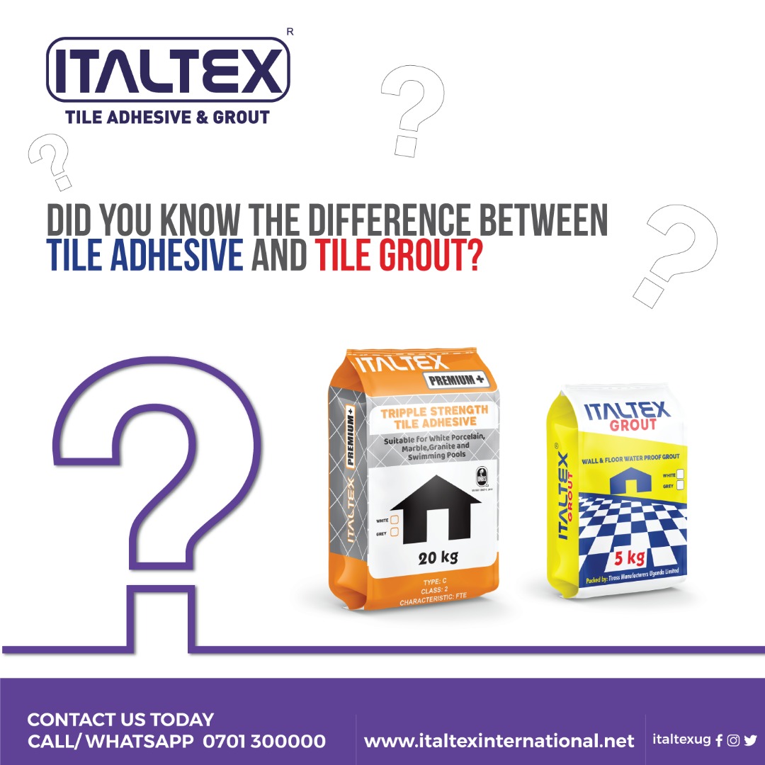 Many people hear about tile adhesive and tile grout but some actually don't know the difference between the two.
The two products are used for different purposes and also made differently.

#Italtex #TileGrout #TileAdhesive