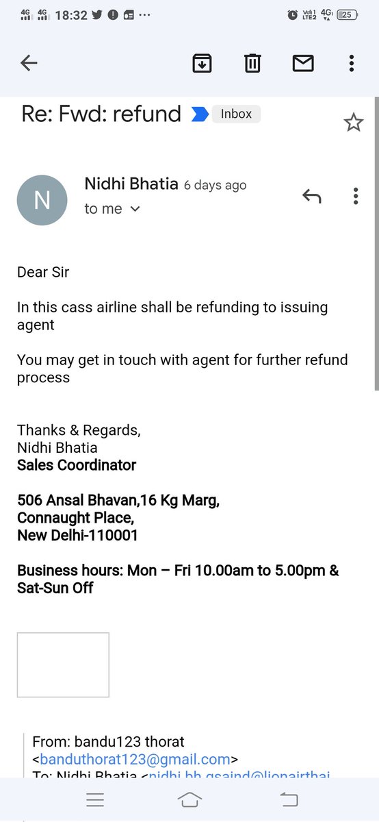 Banduthorat1's tweet photo. @Airpaz Dear airpaz
 Thai Air One is willing to refund your company does not refund https://t.co/0oosMdpTqE