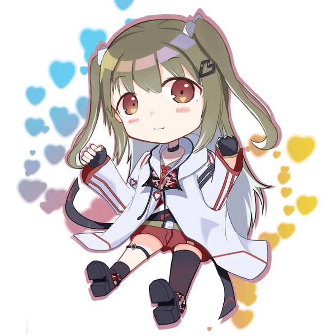 れなさんの代理ちゃんを描いてみました可愛いね #ひびれなーと 