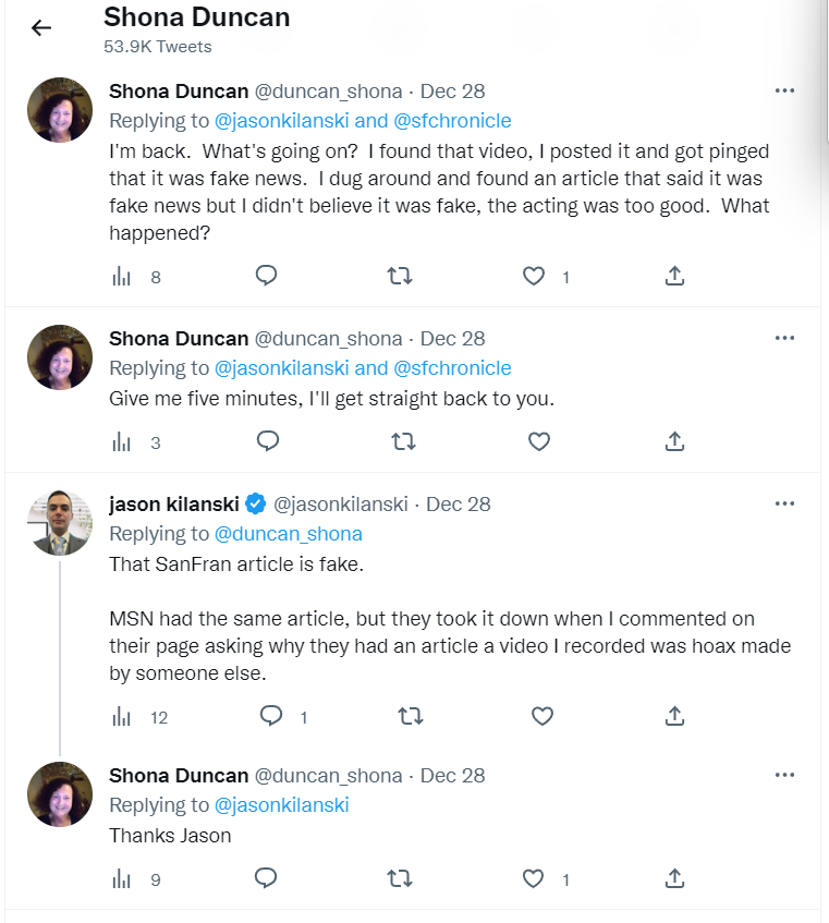 duncan_shona's tweet photo. Hi Alan, I read your Fact Check article for Facebook about #FUNVAX being a hoax. I thought I should let you know that the man who filmed that video has told me it is authentic. Can you please let Facebook know, because they have misrepresented the video. https://t.co/D9ZsevFNnE
