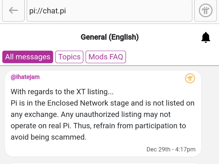 Edwin2199's tweet photo. Here is the response from the Pi Core Team. Refrain from participation to avoid being scammed.

That is just a Pi future, not real Pi.

#pinetwork https://t.co/ABIdUN1TV4
