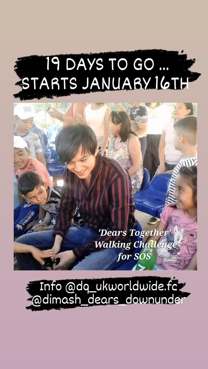 dimashdownunder's tweet photo. 💦 19 Days to go til the start of our 40 day WALKING CHALLENGE.
 For more info message me ... join the fun to help kids in SOS Childrens Villages in QZ.
#dimashdearstogether #SOSwalkingchallenge https://t.co/0VKkCFpOiC