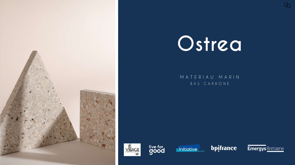 Découvrez Ostrea Design, une jeune entreprise innovante à #impactpositif lancée par 4 trentenaires dont 3 de #saintbrieuc 
ostreadesign.com. une startup accompagnée par Le Village by CA Côtes d'Armor #entreprenariat #bascarbone #cotesdarmor #bzh