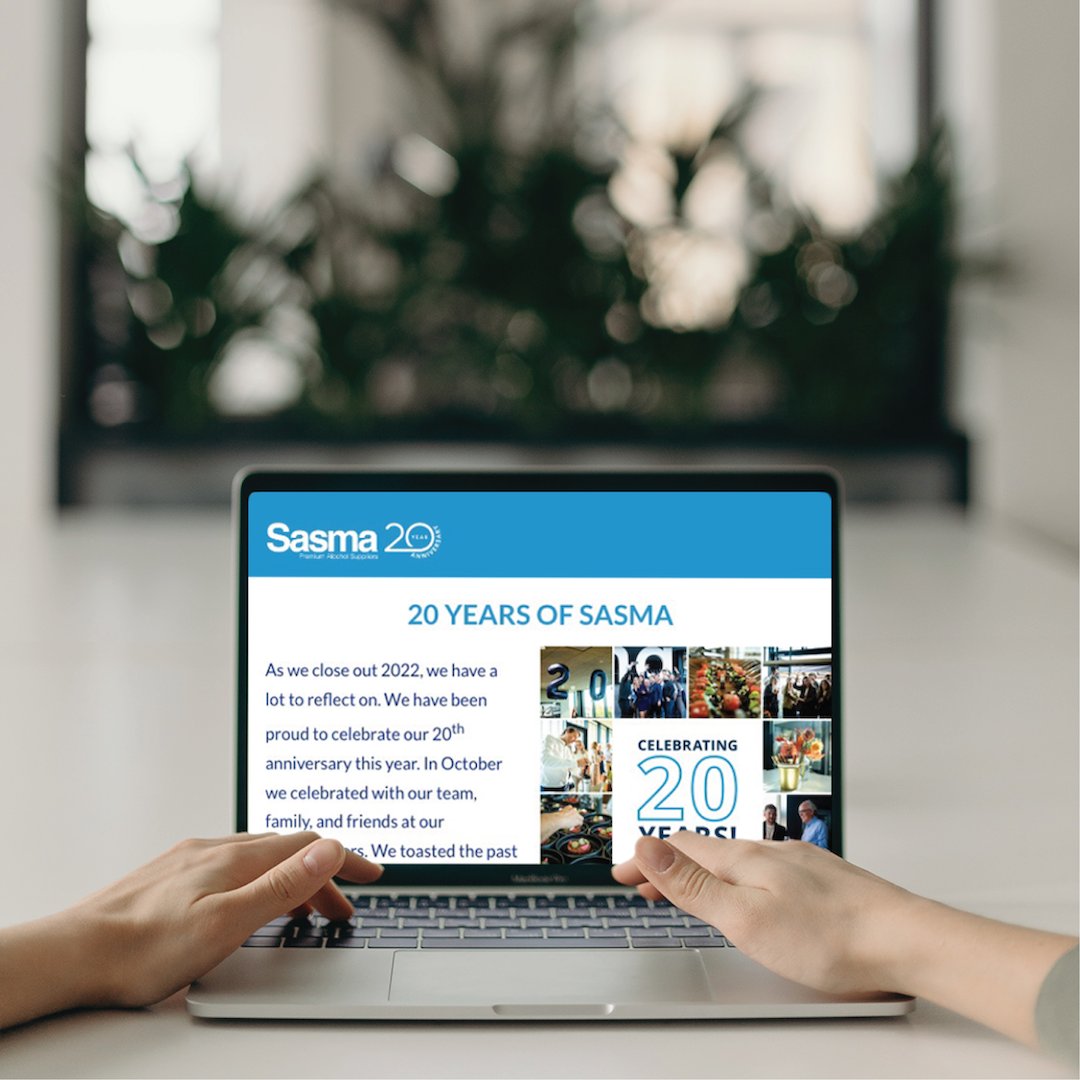 Sasmabv's tweet photo. Sasma's Q4 Newsletter is LIVE! As we close out 2022, we're toasting toward what's to come in the new year. Read on to see how we continue to expand our business in 2023! Visit: https://t.co/4X1JWheK2l to subscribe and visit our blog page to read our #newsletter

#alcoholindustry https://t.co/oS22tnBf1Z