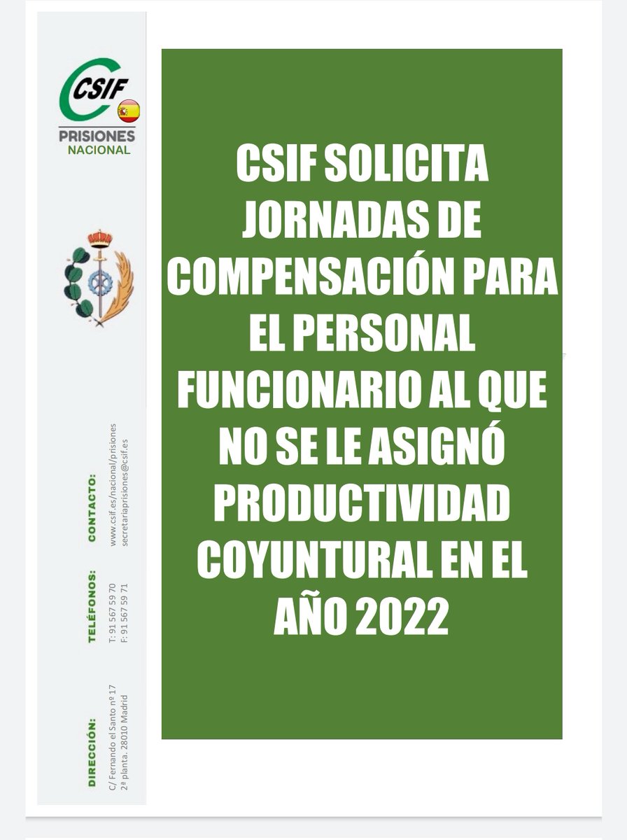 CSIFPRISIONES's tweet image. 
