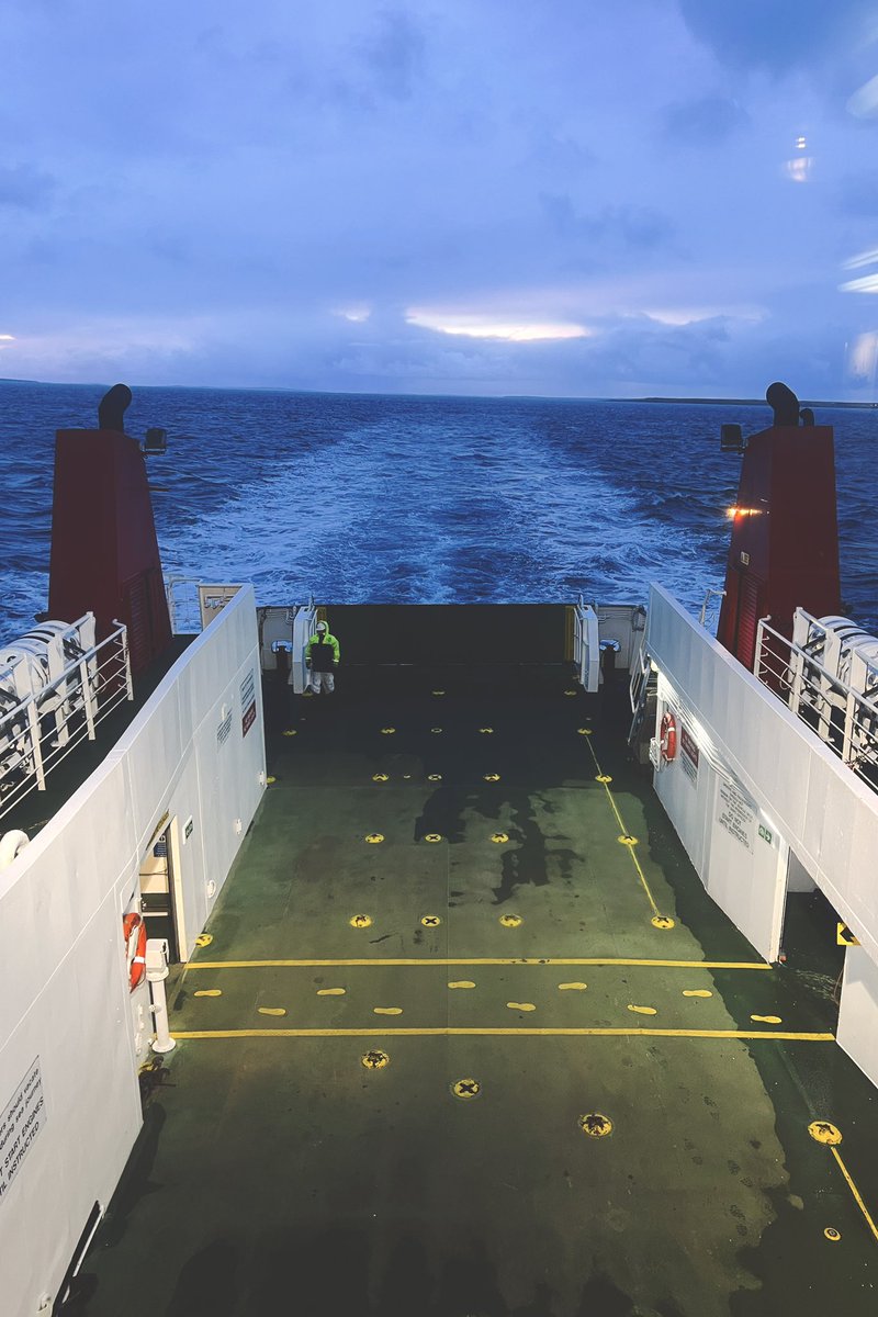 Quiet boat out to Sanday this morning 
#orkney #ferry #sanday #islandlife