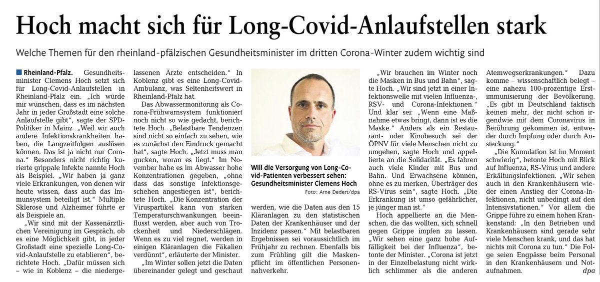 Karsten Lucke (@karstenlucke) on Twitter photo Ein wichtiger Schritt in #RLP. Gesundheitsminister <a href="/clemenshoch/">Clemens Hoch</a> setzt sich für #LongCovid Anlaufstellen im ganzen Land ein. Es bewegt sich etwas… Ein wichtiger Schritt in #RLP. Gesundheitsminister <a href="/clemenshoch/">Clemens Hoch</a> setzt sich für #LongCovid Anlaufstellen im ganzen Land ein. Es bewegt sich etwas…