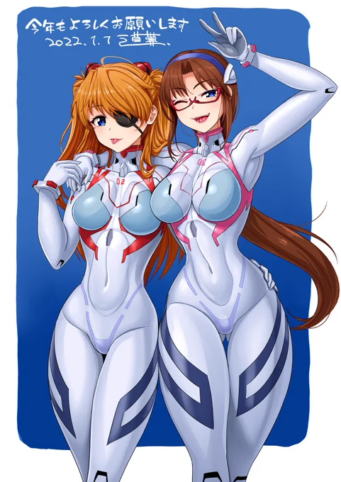 歴代年賀絵。たーんえーは結構気に入ってる 