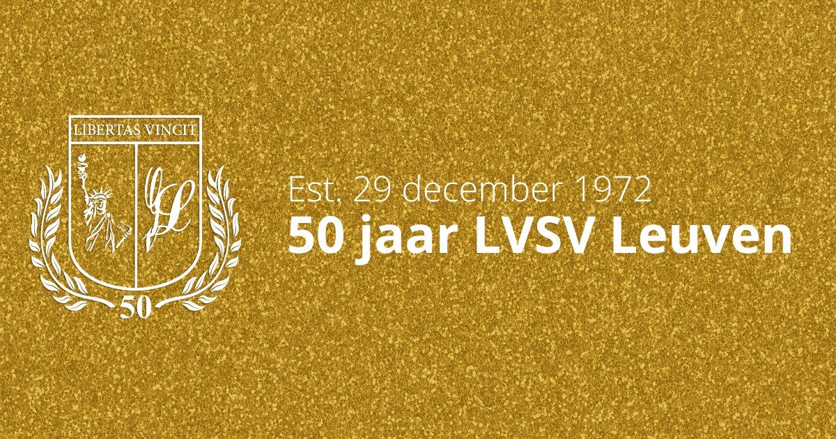 lvsvleuven's tweet photo. 🎉 Op 29 december 1972 werd het Liberaal Vlaams Studentenverbond opgericht. We zijn blij vandaag haar vijftigste verjaardag te vieren!

Leer meer over onze geschiedenis of bekijk ons fotoalbum op onze website https://t.co/sHoQ8oFk00 https://t.co/csR81AKcfI