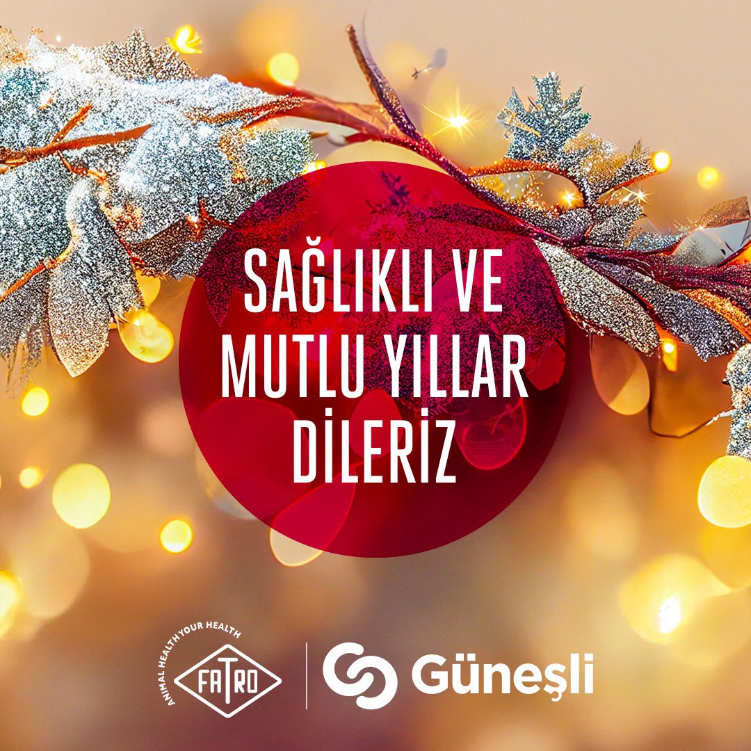 Güneşli ailesi olarak tüm  hayallerinizin gerçek olacağı, sağlık mutlulukla dolu bir yıl olmasını dileriz. 
2023’de her anınızın içinde sevgi olsun .. 
#animalhealthyourhealth 
#HappyNewYear