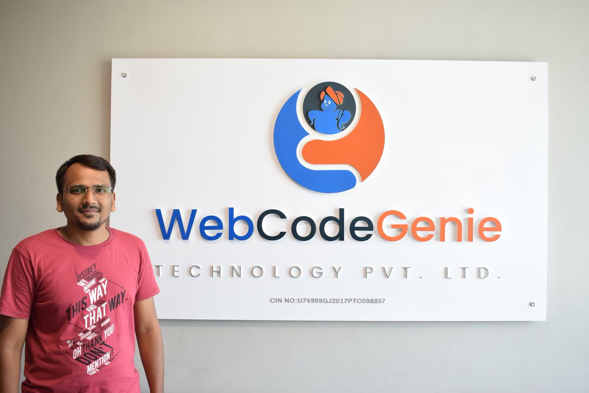 dixitprajapatir's tweet image. @WebCode_Genie
#ItCompany #Ahmedabad #WebCodeGenie #LifeAtWcg