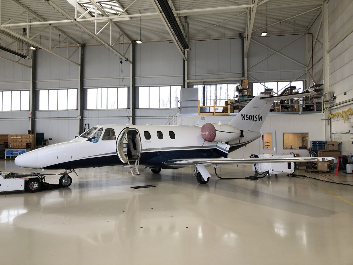 Yesterday we delivered this #Cessna  #CitationJet to the new owner! We like to congratulate the new owner with this beautiful aircraft and like to thank all parties involved. Especially a big thanks to the #FLYINGGROUP for their assistance. #aircraftbroker