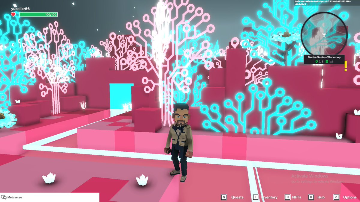 yucelibr66's tweet photo. @TheSandboxGame I found  the circuit board trees! 🤖🎄 I participated in the #SeasonsGreetingsTSB challenge for a chance to win an NFT! https://t.co/AtGq7HN2sJ