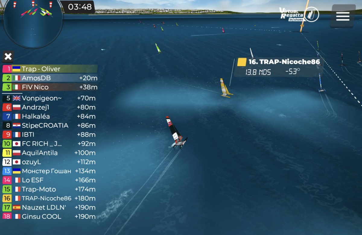 TRAP_Esailing's tweet photo. a little POPUP regatta from @EsailingFrance 
sailranks by : https://t.co/hMPBbdX0FM https://t.co/Khspzv6GDS