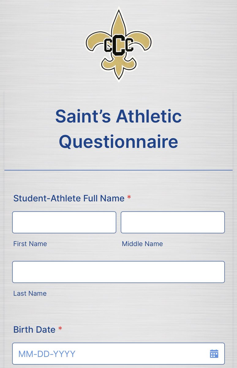 All  incoming recruits please click the link and fill out the form. 
form.jotform.com/223621716022142