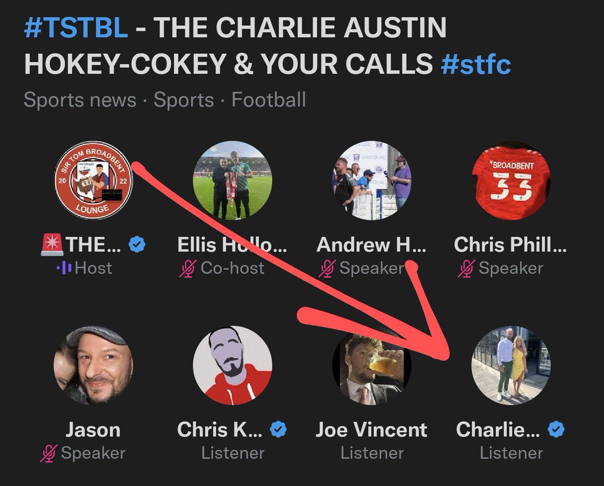 🚨THE SIR. TOM BROADBENT LOUNGE🚨 (@t_stbl) on Twitter photo Return of the King… with The King listening in!
Get our #CA32 Home Coming in your ears!
Hear what Charlie heard! A veritable army of Town fans basking in the return of a club legend.
⬇️Click Below to Listen Back⬇️
x.com/i/spaces/1lPKq…
Pic: <a href="/westdigitaled/">Chris Kelly</a> #stfc #TSTBL Return of the King… with The King listening in!
Get our #CA32 Home Coming in your ears!
Hear what Charlie heard! A veritable army of Town fans basking in the return of a club legend.
⬇️Click Below to Listen Back⬇️
x.com/i/spaces/1lPKq…
Pic: <a href="/westdigitaled/">Chris Kelly</a> #stfc #TSTBL
