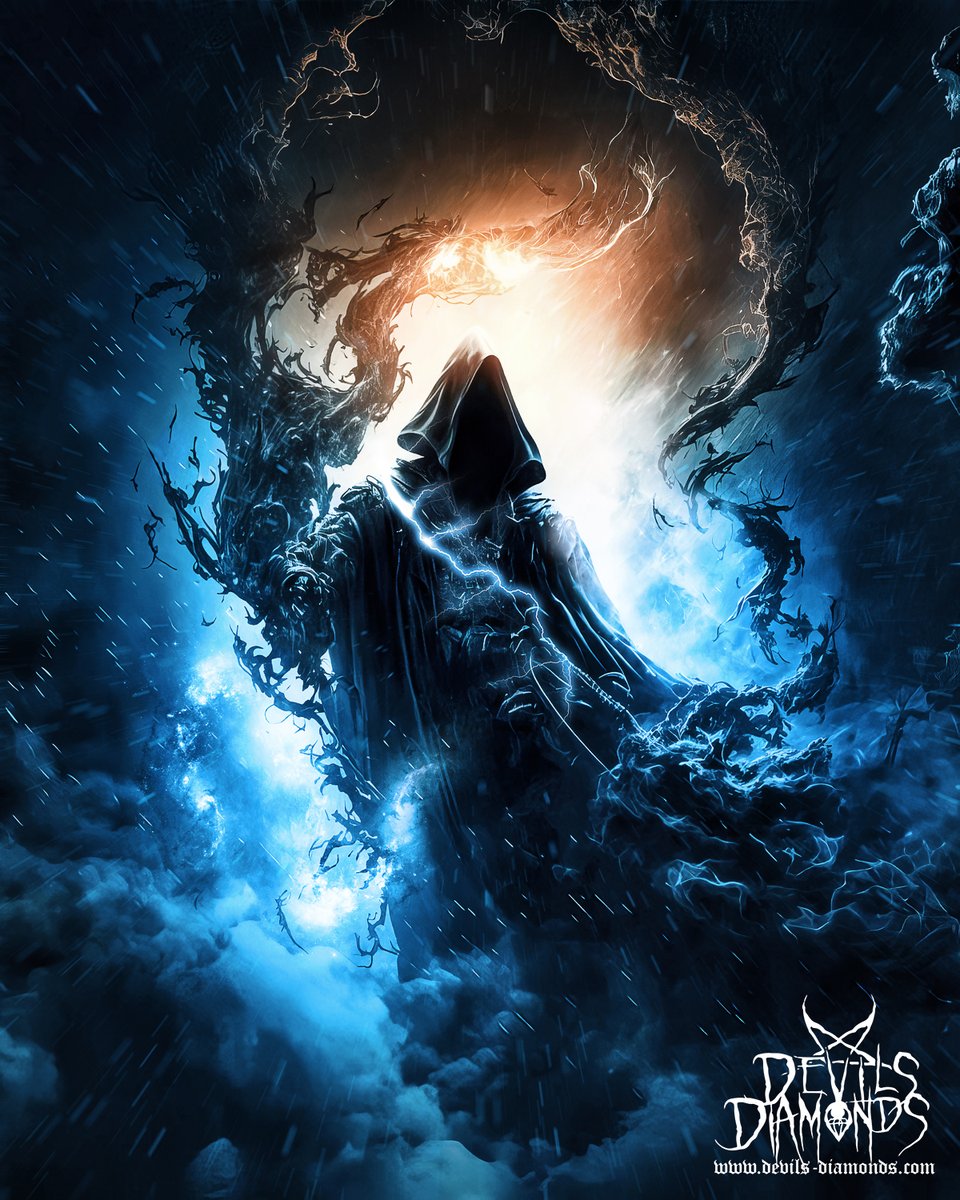 devilsdiamonds6's tweet photo. 𝕺𝖛𝖊𝖗 𝖙𝖍𝖊 ��𝖑𝖔𝖚𝖉𝖘 ⛧ 2022 by Devils Diamonds 😈💎

Find more of our sinister dark art under:
https://t.co/5BY9bwxvku

#grimreaper #reaper #clouds #portal #energy #epic #explosion #darkness #darkart #digitalart #artificialart #artificialdarkart #photoshop #horrorart https://t.co/uyMikaK3ta