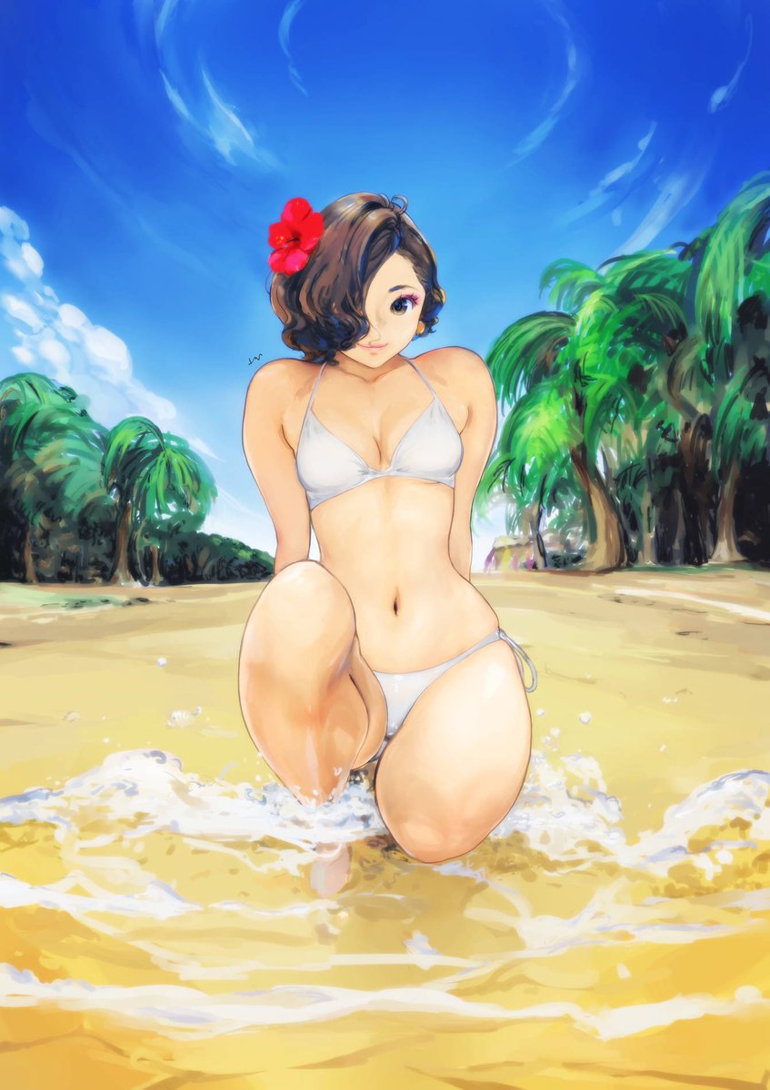 今年も大変お世話になりました白ビキニ見栄子👙 