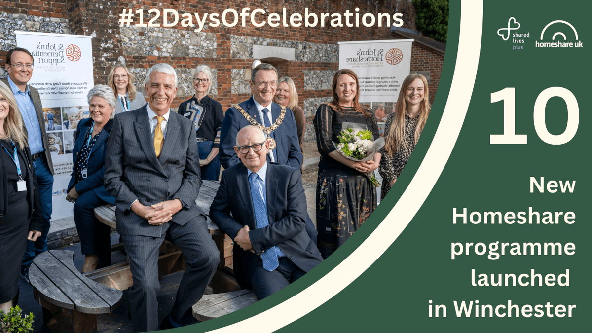 SharedLivesPlus's tweet photo. #12DaysOfCelebrations Last year, @Homeshare_UK supported St John's Winchester to launch their Homeshare programme! The launch event was fantastic and now people in Winchester can live sociably and affordably.
#Homeshare #newservice #Winchester #sharedliving https://t.co/51i5gIC8f0