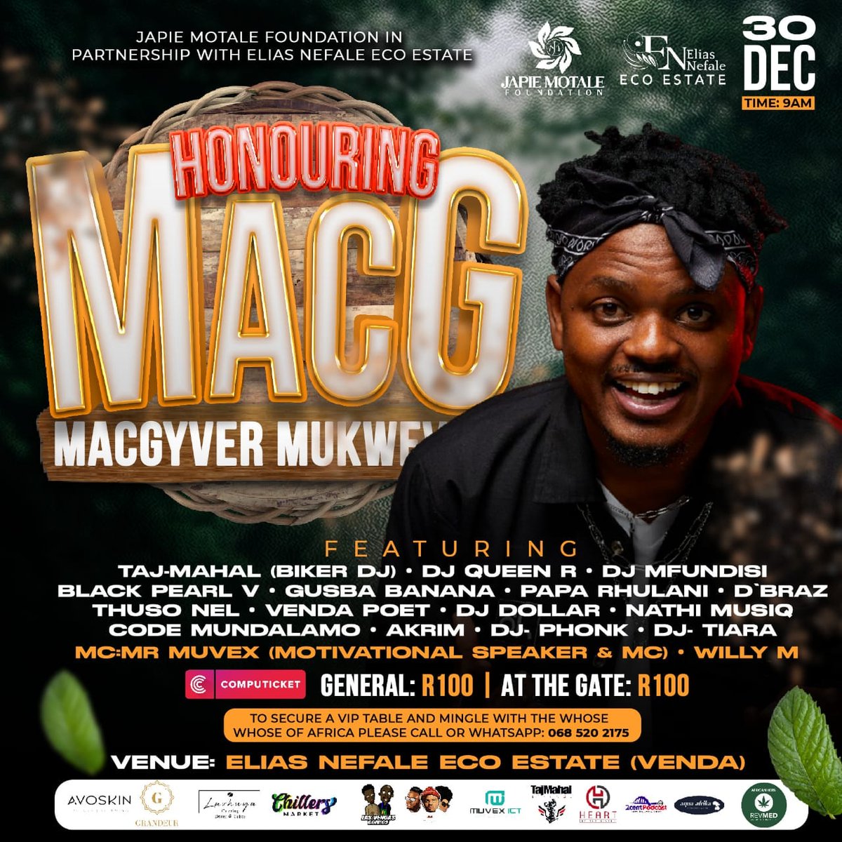 eliasnefaleeco's tweet photo. Tomorrow neh
R100 at the gate!
Touch, let's gooooo!!!!
Gates open at 8am till sunrise
#honouringMacG #thebiggestpodcastinAfrica #eliasnefaleecoestate
📍Si la | kuzobalit https://t.co/86O2OKbpZP