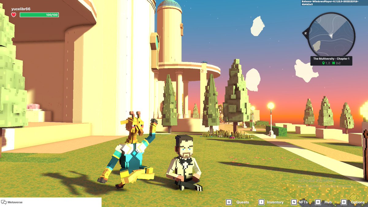 yucelibr66's tweet photo. @TheSandboxGame I found the peaceful Giraffe in The Multiversity! 🦒 I participated in the #SeasonsGreetingsTSB challenge for a chance to win an NFT! https://t.co/LU1Hvj74fg