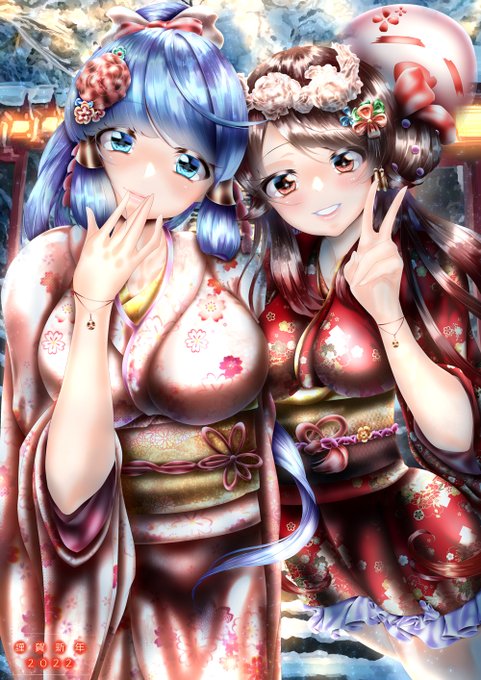 #2022年自分が選ぶ今年の4枚 
選びきれないですがマァムと原神描けたのは嬉しいところです🥰🥰 