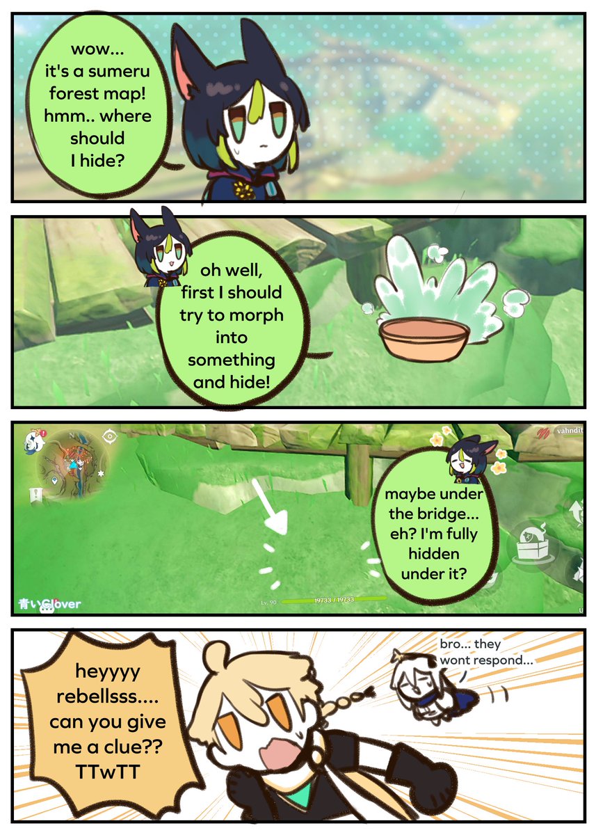 I'm not sure how can I blend so well in the grass? hahahah #原神
@GenshinImpact
#GenshinImpactCC