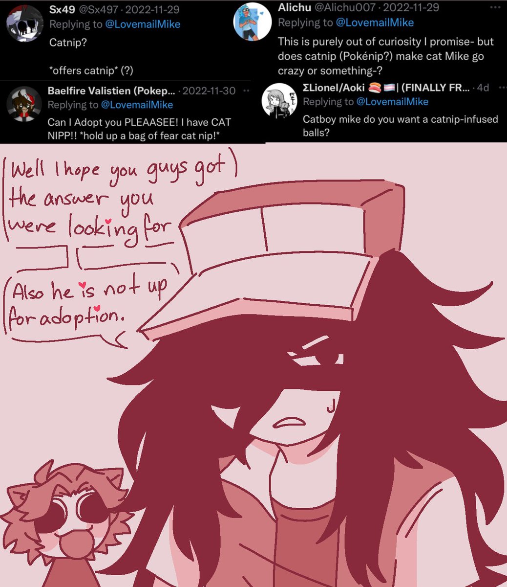 LovemailMike's tweet photo. ˚₊· ͟͟͞͞➳❥ @Sx497, @Alichu007, @AdamAppleTMC, @spacelionel_ YOU’VE GOT MAIL!
Sorry for the wait, I hope this answers your question(s)! - 🌸 https://t.co/NotxkBEuUC