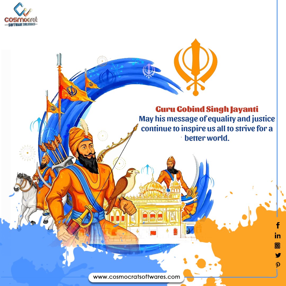 cosmocratsoft's tweet photo. Guru Gobind Singh Jayanti is a time to reflect on the wisdom and guidance of the guru. May his teachings bring you strength and inspiration as you navigate lifeβs challenges
.
.
.
#cosmocratsoftwaresolutions #digitalmarketing #socialmediamarketing #gurugobindsinghjayanti https://t.co/8tZZsDcxcC