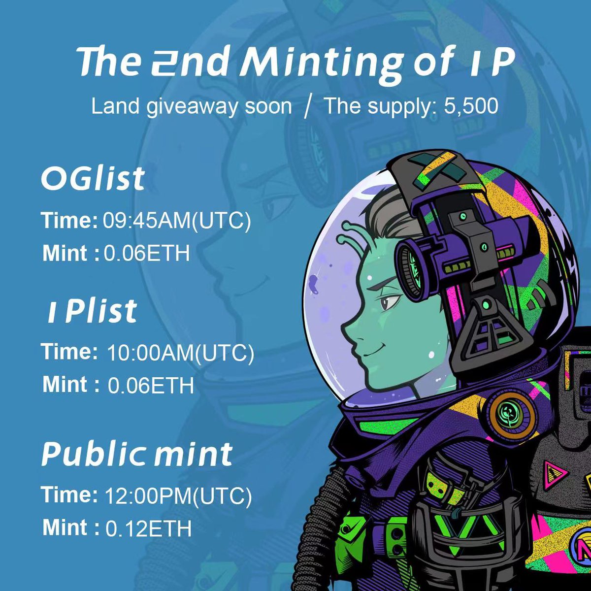 Whitelist #Giveaway
🤑1 OG List + 5 1P List 

 Must-buy reasons:
Permanent refund(written in contract)
1P-binding metaverse lands giveaway
IGO allocation 

✅Follow <a href="/Metaoasis_/">MomoAI☮️🥝</a> + <a href="/starclub_NFT/">STAR CLUB</a> 
✅Join discord: discord.com/invite/metaoas…
✅RT + + Tag3 friends
#NFTGiveaway