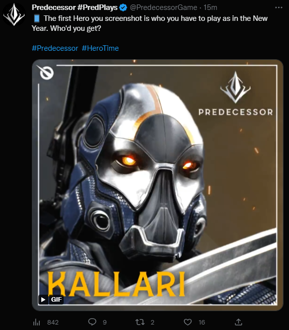 ProfessorL0ki's tweet photo. @PredecessorGame Fate indeed https://t.co/7Xpni4pwvo