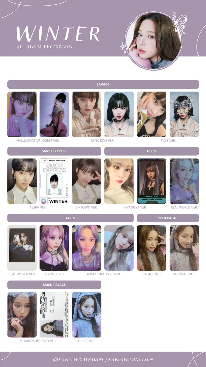 makeawishnctzen's tweet photo. aespa 에스파 photocard template: 
member templates, all korean album photocards (inc. us exclusive pc's)

karina giselle winter ningning
카리나 지젤 윈터 닝닝

- don't crop out the @! thank you :)

HQ: https://t.co/TcvD82Vk7z

#AESPA #KPOP https://t.co/o3U2MtgXXj