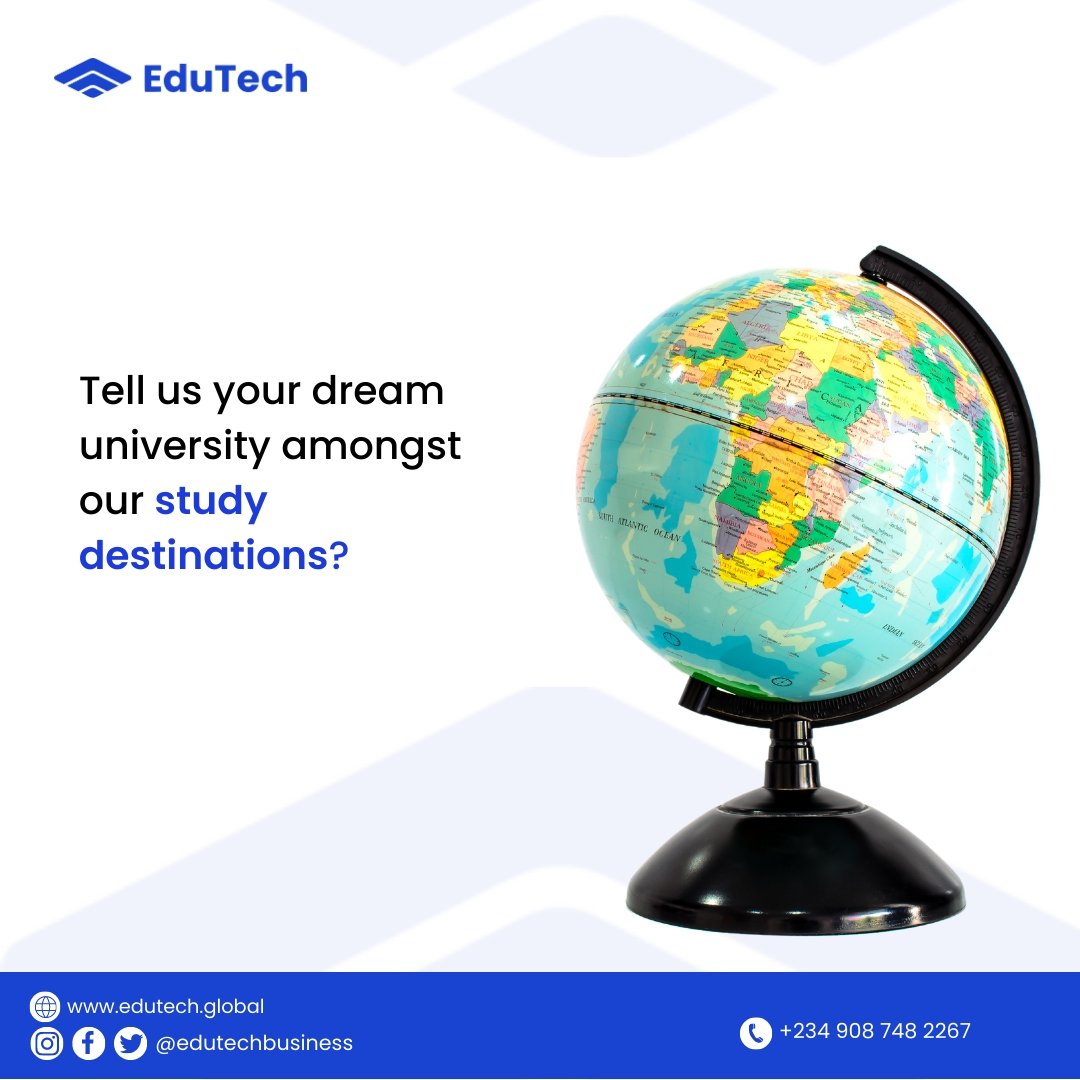 From a friend or family member previously attending the university to you always wanting to live in that location, to that University having the very course you've always wanted to study. 

Where is your dream university?

#dreamuniversity #university #studyabroad #edutech