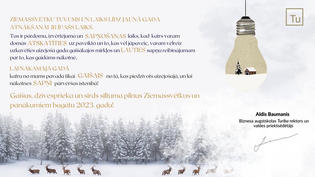 Biznesa augstskola Turība (@turiba) on Twitter photo 