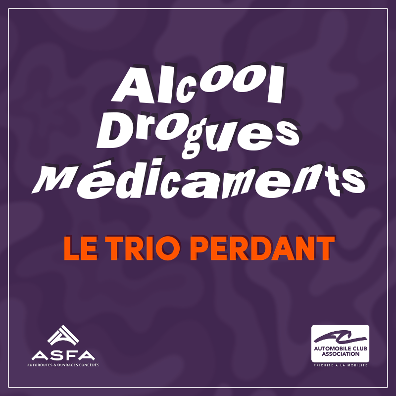 ASFAutoroutes's tweet photo. ⚠️🍷💊 Alcool, drogues et médicaments = LE TRIO PERDANT

Conduire nécessite d’être en pleine possession de ses moyens.
Ensemble, adoptons les bons réflexes pour une autoroute plus sûre.

Un message de prévention des sociétés d'autoroutes en collaboration avec @lautomobileclub.