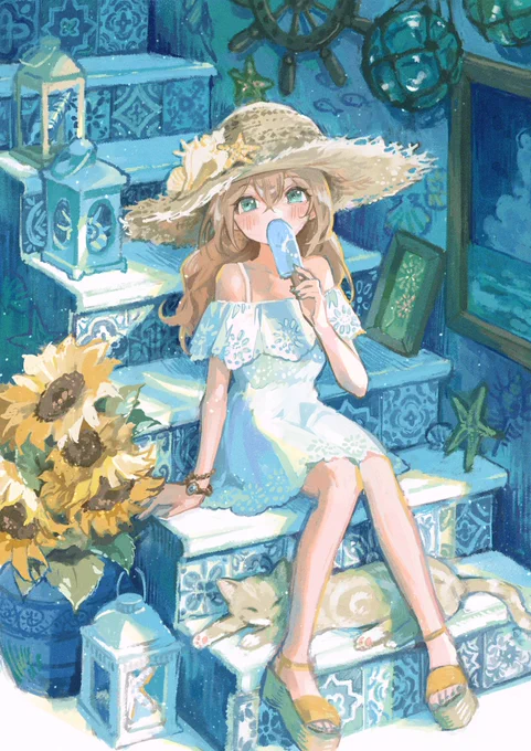 背景たくさん描き込めて満足でした! #2022年自分が選ぶ今年の4枚 