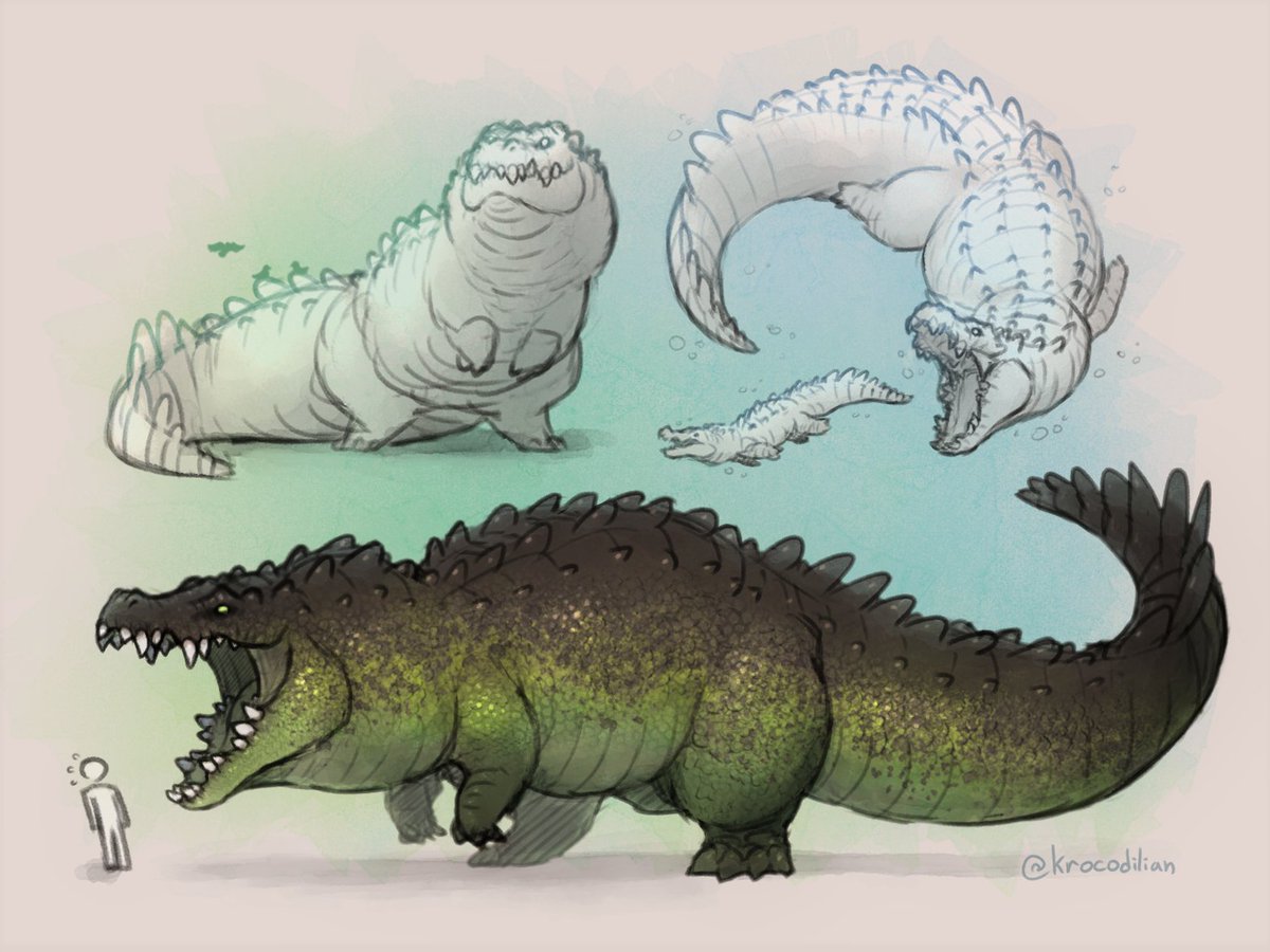 RT @krocodilian: Crocosaurus Rex 🐊🦖
