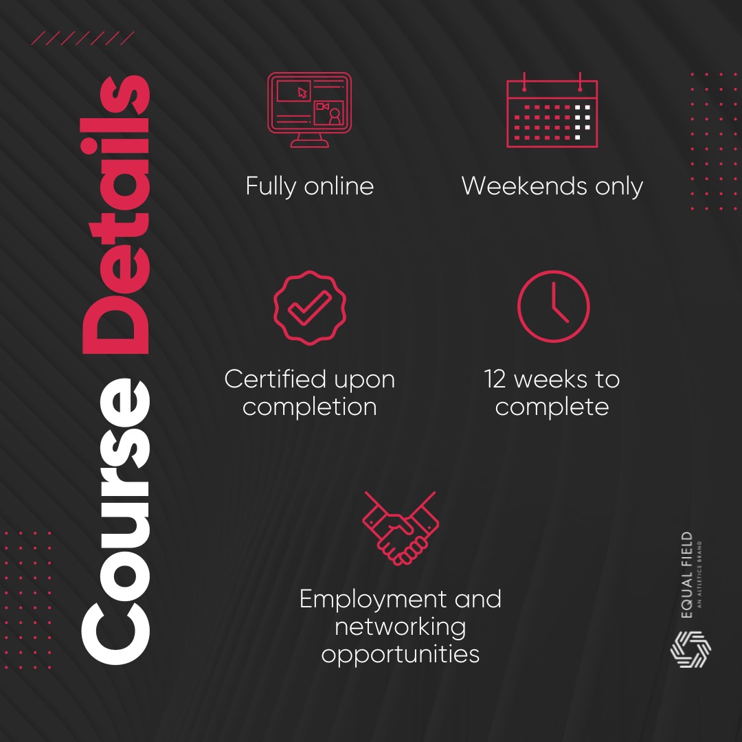 learnwithEF's tweet photo. The wait is finally over!
Here are the course details for Equal Field, a 12-week, weekends-only online sports course curated just for you.
What are you waiting for?
Head over to our bio to learn more 

#sports #sportseducation #edtech #onlinecourse #learn #education https://t.co/f4r4Ba24jf