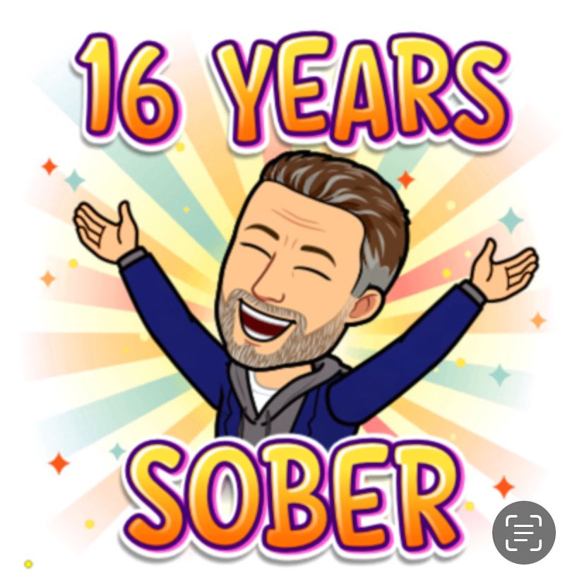 JohnnyThomson2's tweet photo. Delighted to celebrate my 16th sobriety birthday 🎉. With each passing year I realise it’s the greatest decision I’ve ever made.  For those out there who are toying with the idea , Dry January is a great way to start , plus I know many people who stayed off beyond January. 🥳🎉 https://t.co/WjNEtmT1BS