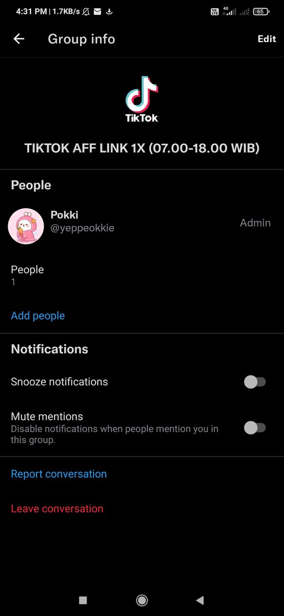 yeppeokkie's tweet photo. OPEN MEMBER GDM TIKTOK AFFILIATE 
(Dibuka buat 34 orang dulu)

Aturannya kurang lebih sama kayak gdm aff lainnya. Disini kita saling like video satu sama lain.
Yg supportif, aktif dan nggak curang👌
Diutamain buat akun2 tiktok aff followers dibawah 100

Reply "join"
RT tweet ini https://t.co/EHhuaRE0yT