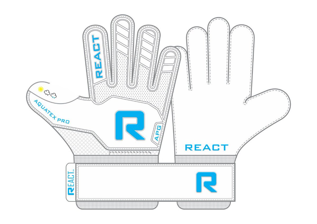 reactgk's tweet photo. The 2nd glove we will be releasing in our range is the Aquatex Pro. Featuring APG ™ (Aqua Performance Grip) Contact Latex and our Protekt ™ removable spine system. What do you think? Arriving end of Jan 2023 #reactgk #reactgkgloves #apg #aquatex #protekt https://t.co/fGEnRmQ417