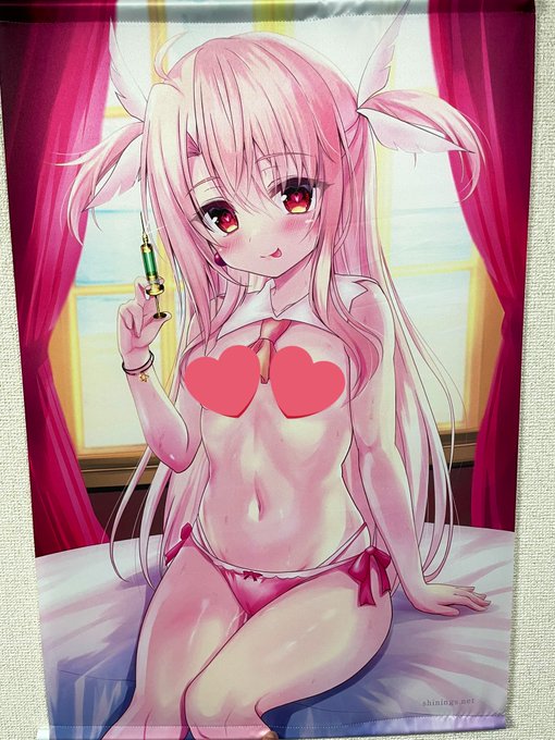 冬コミ新作のイリヤB2タペストリーも良い感じです! 