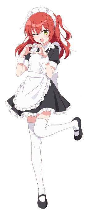 「メイド服 ハート」のTwitter画像/イラスト(人気順)