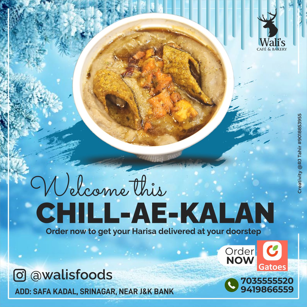 newskashmir24x7's tweet photo. walisfood #rjtahir91 #newskashmir24x7 #rjtahirdesigns #kashmir #harrisa #trending #winter #winterspecial #walisfood #chilliekalan #rjtahir https://t.co/TRcZoh5u9a