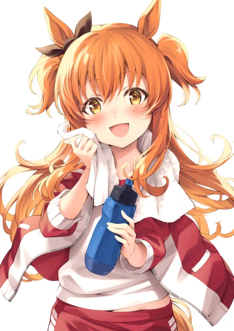 えへへっ、ありがとっ!#ウマ娘 #マヤノトップガン 