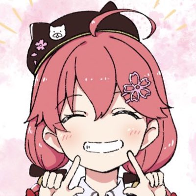 さくらみこ 「#新しいプロフィール画像 」|おりんぱちゅのイラスト