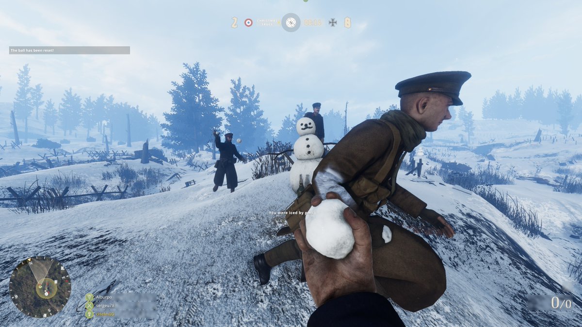 Don’t forget to commemorate the Christmas truce on Verdun for PC with the special event running until January 5th!

📸 by chefm0d for #Verdun

#Game #IndieGame #Gaming #GameDev #Console #PC #WW1GameSeries #WW1
