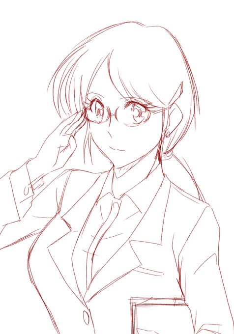 オリキャラ理恵ちゃん、メガネOLっぽいの
ここんとこ水着だのスケベなのばっかり描いてたから
イメクラ感がすごい 