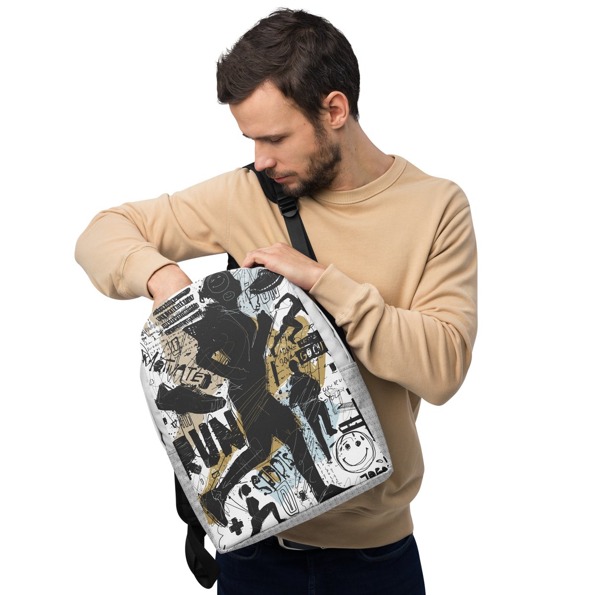 Prayeatrack's tweet photo. This Graffiti backpack is for people on the go! It is water-resistant material. It has a large inside pocket for a laptop and a hidden pocket that's perfect for keeping valuable items safe and accessible while traveling. https://t.co/Zd6BdDAmg5

#prayeatrack #trackandfield https://t.co/0ZevZpmXKp